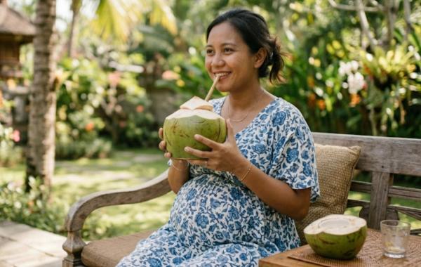 ---
Manfaat Air Kelapa bagi Ibu Hamil: Cegah Dehidrasi dan Dukung Pertumbuhan Janin

---