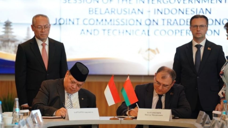 Komitmen Bisnis Rp7 Triliun antara Indonesia dan Belarus Diteken di Minsk
