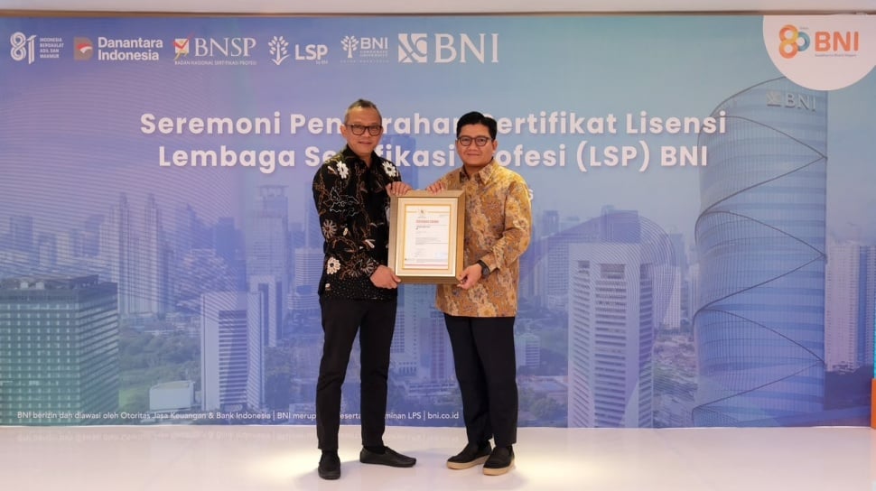 BNI Tingkatkan Pengembangan SDM Melalui LSP dan Sertifikasi ISO