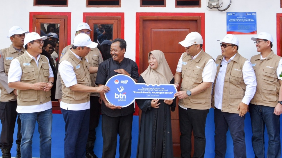 BTN dan PPATK Perbaiki 20 Rumah untuk Keluarga Prasejahtera di Indonesia