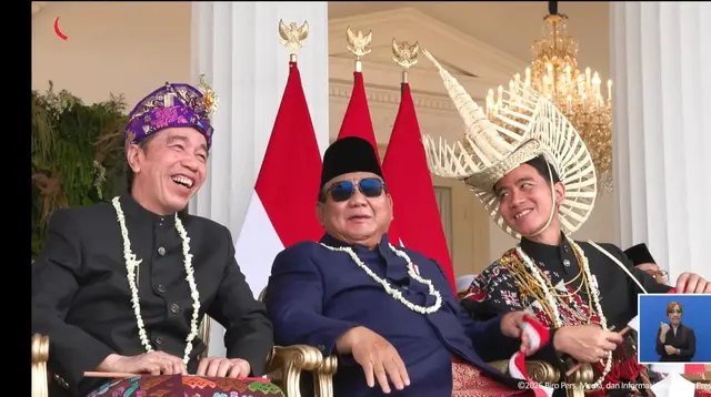 Momen Keakraban Prabowo dan Jokowi di HUT ke-81 RI
