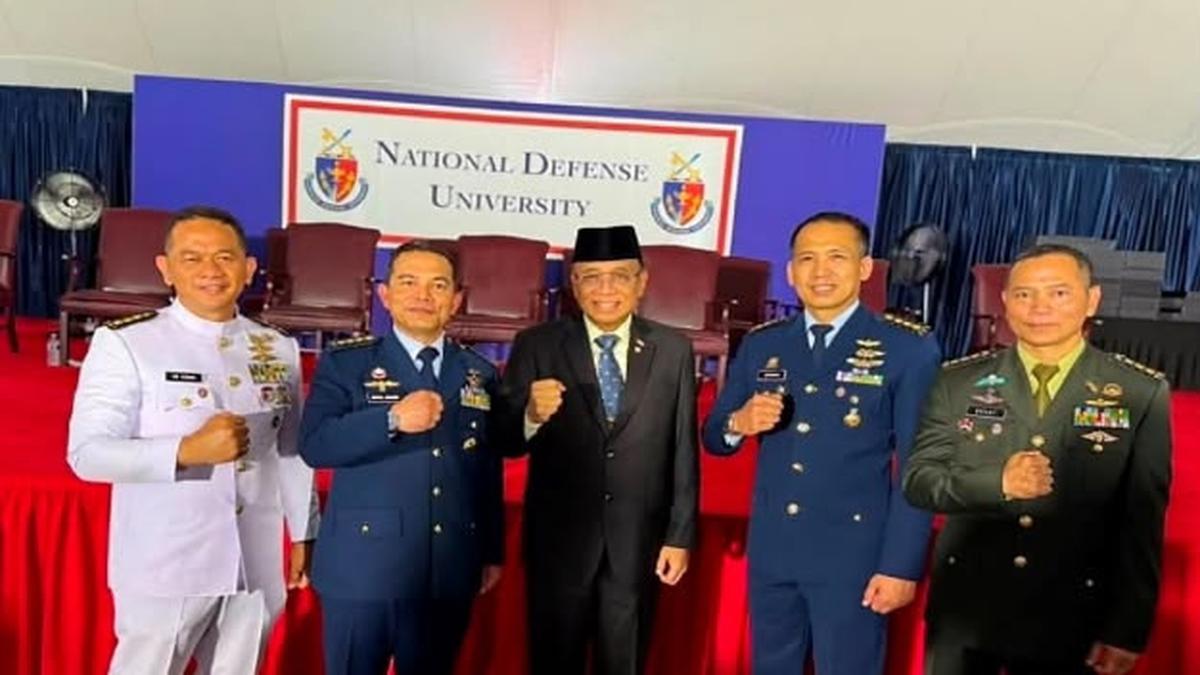 Empat Perwira TNI Sukses Menyelesaikan Pendidikan di Universitas Pertahanan Nasional AS