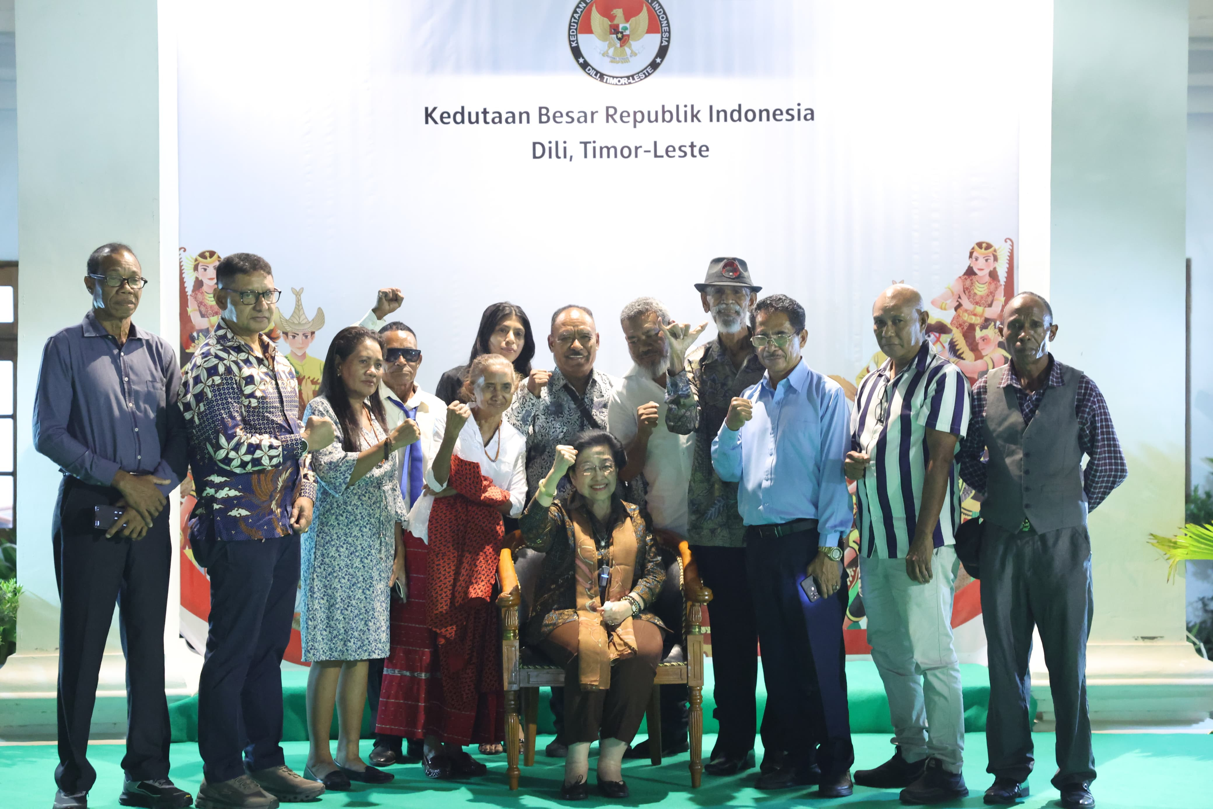 Megawati Soekarnoputri Hadiri Acara di KBRI Dili Bersama Eks Kader PDI Timor Timur