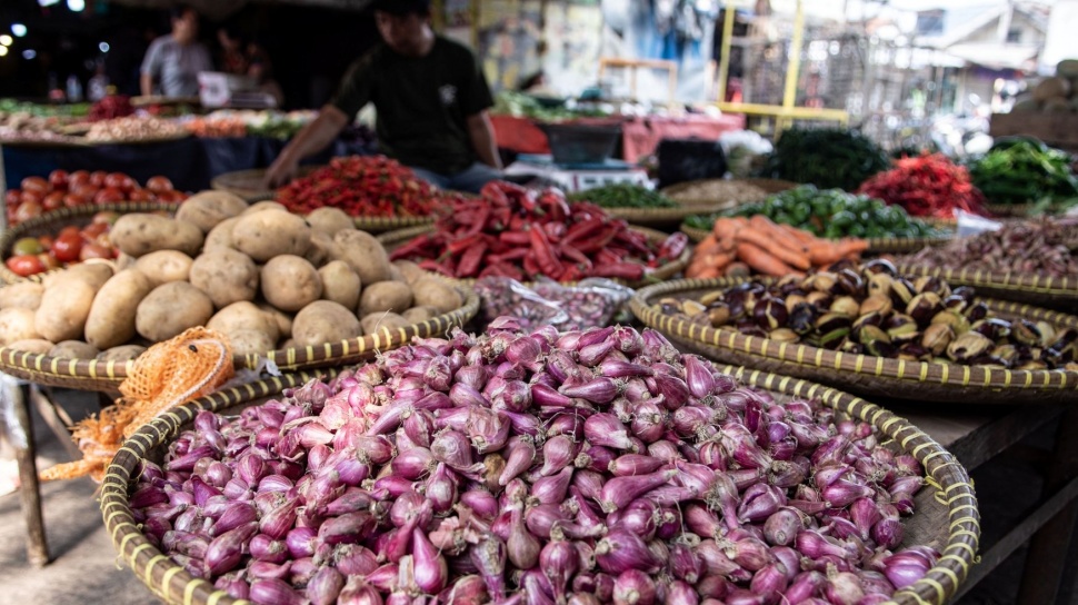 Perubahan Harga Pangan Hari Ini: Cabai Turun, Bawang Merah Naik