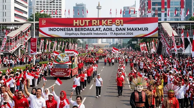 Perayaan HUT ke-81 RI, Istana Adakan Doa Bersama dan Pesta Rakyat
