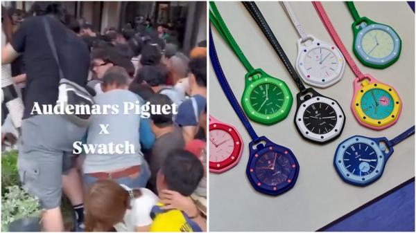 Koleksi Jam Audemars Piguet dan Swatch Memicu Antrean Panjang di Seluruh Dunia