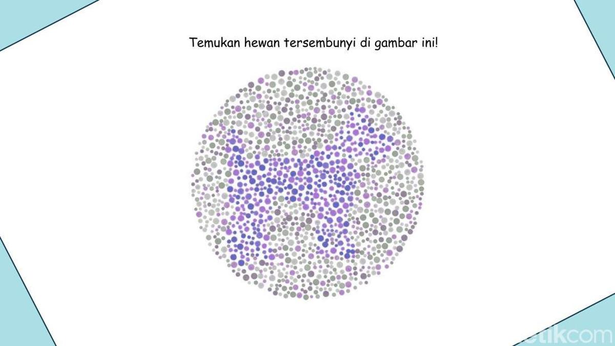 Tebak Hewan Tersembunyi dalam Pola Acak Ini Tanpa Buta Warna