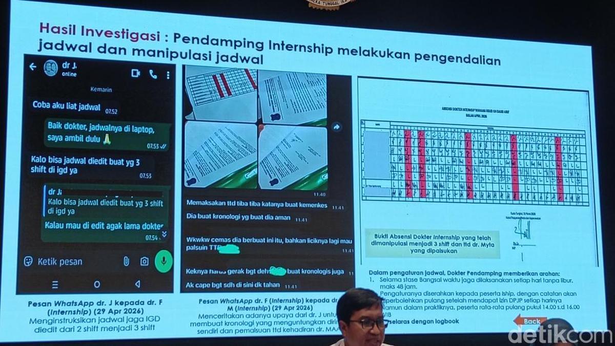 Kemenkes Tampilkan Rekaman Suara Dokter Internship di Jambi Sebelum Meninggal Dunia