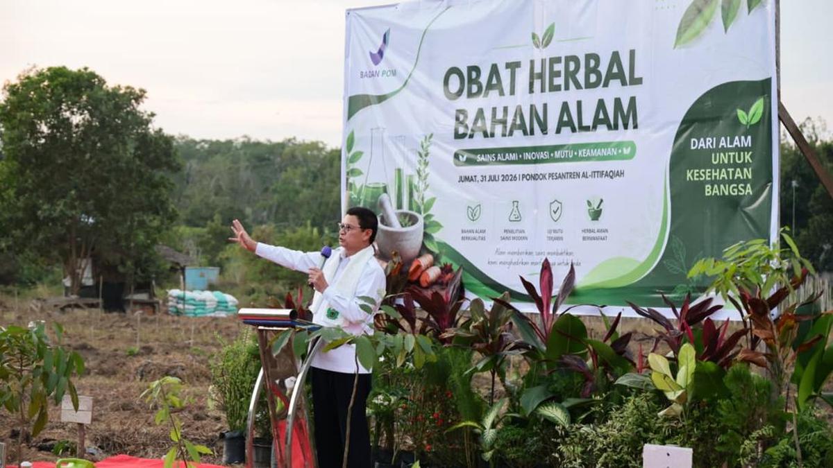 Peresmian Pusat Tanaman Obat di Palembang untuk Dorong Hilirisasi Herbal