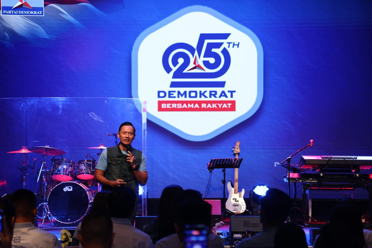 Peluncuran Logo 25 Tahun Partai Demokrat, AHY: Lambang Pengabdian Seperempat Abad