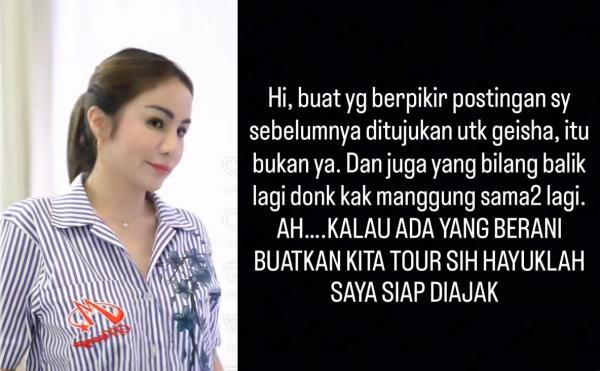 Momo Siap Kembali ke Geisha, Ini Syaratnya