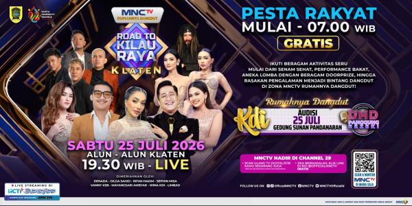 Road to Kilau Raya Meriahkan Klaten dengan Hiburan Menarik