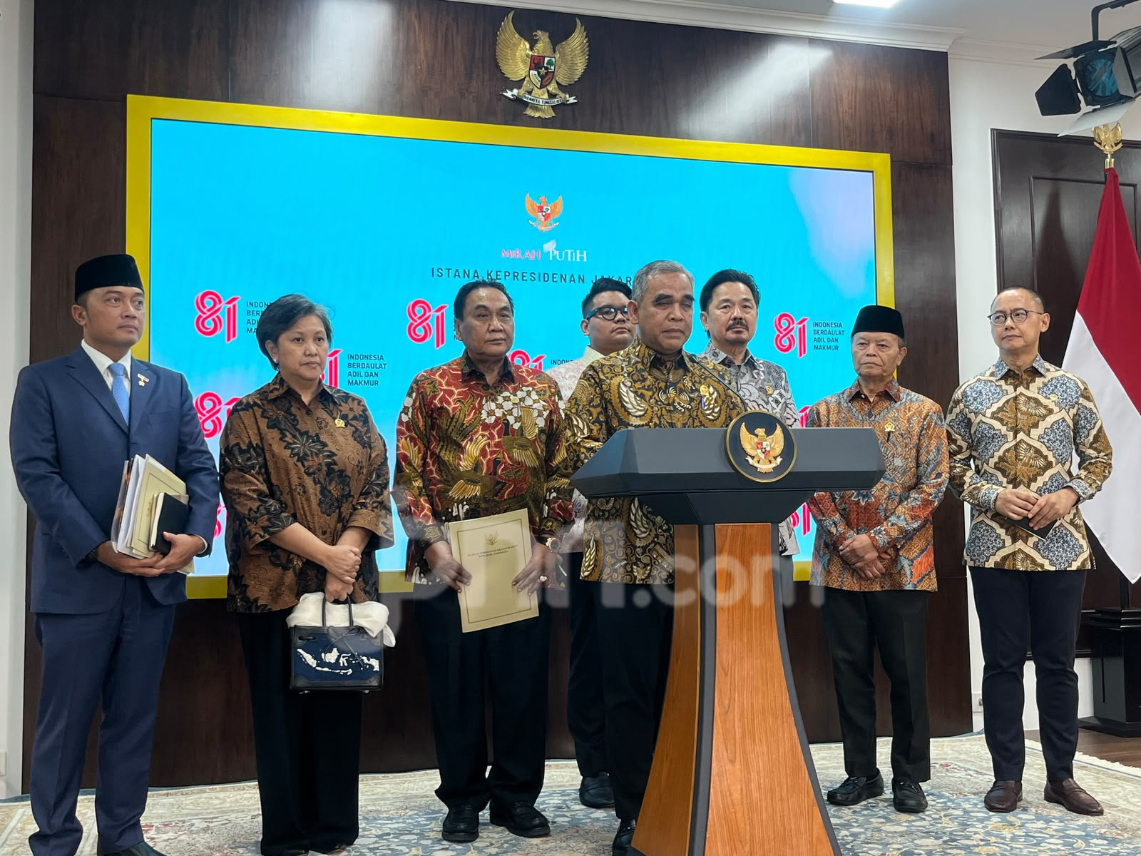 Pimpinan MPR Serahkan Konsep PPHN kepada Presiden Prabowo