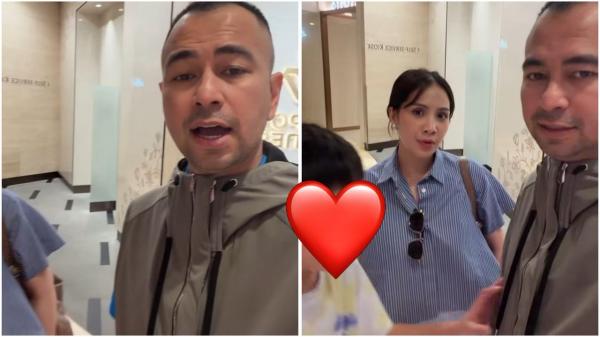 Gaya Santai Raffi Ahmad Bersama Keluarga dengan Rompi Mewah