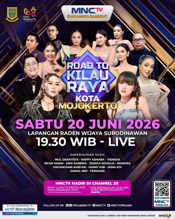 Kemeriahan Road to Kilau Raya Menyapa Masyarakat Mojokerto