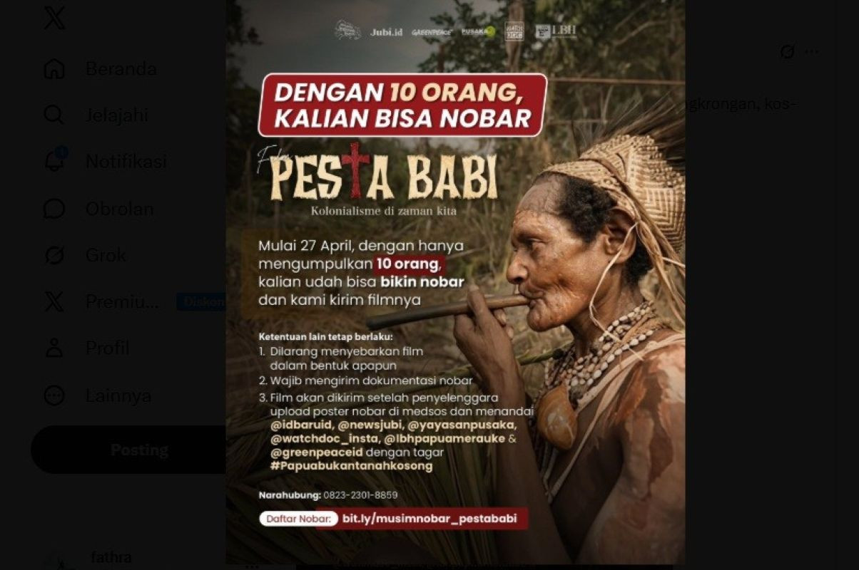 Menggali Makna di Balik Kontroversi Film Pesta Babi, Prof. Sam’un Serukan Pemahaman Menyeluruh tentang Papua