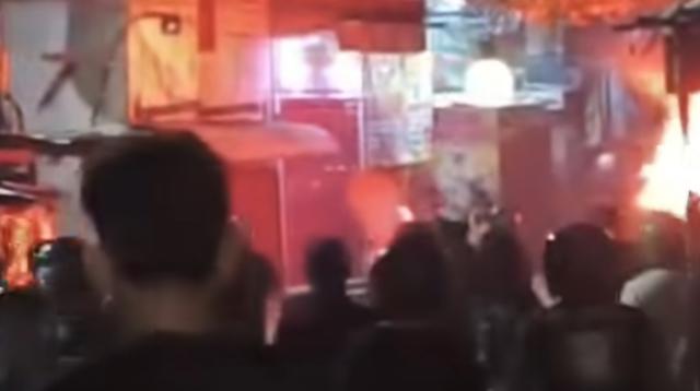 Tawuran di Petamburan Kembali Terjadi, Dua Gerobak Pedagang Terbakar